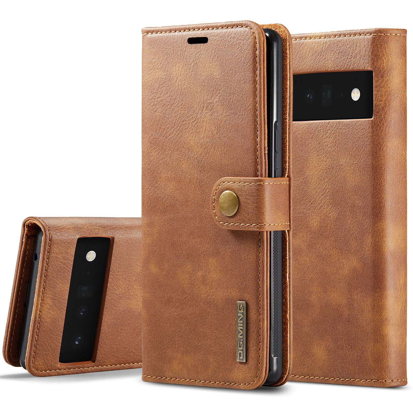 2-in-1 Detachable Leather Wallet Case For Google Pixel 6 Pro