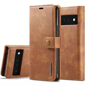 2-in-1 Detachable Leather Wallet Case For Google Pixel 6 Pro