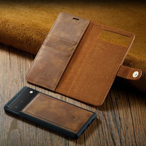 2-in-1 Detachable Leather Wallet Case For Google Pixel 6 Pro