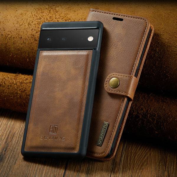 2-in-1 Detachable Leather Wallet Case For Google Pixel 6 Pro