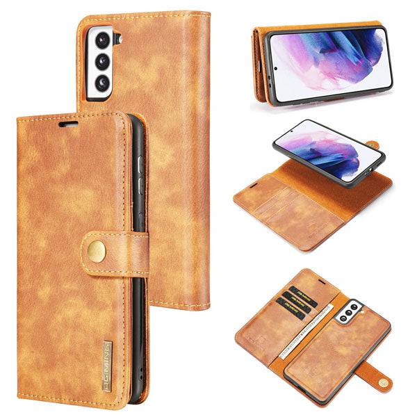 2-in-1 Detachable Leather Wallet Case For Samsung S21 FE