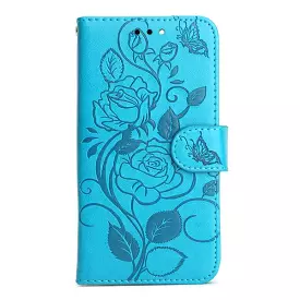 3D Embossed Rose Wallet Case For Samsung A52(4G/5G)