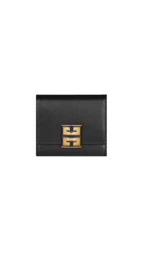 4g Wallet In Leather - Black