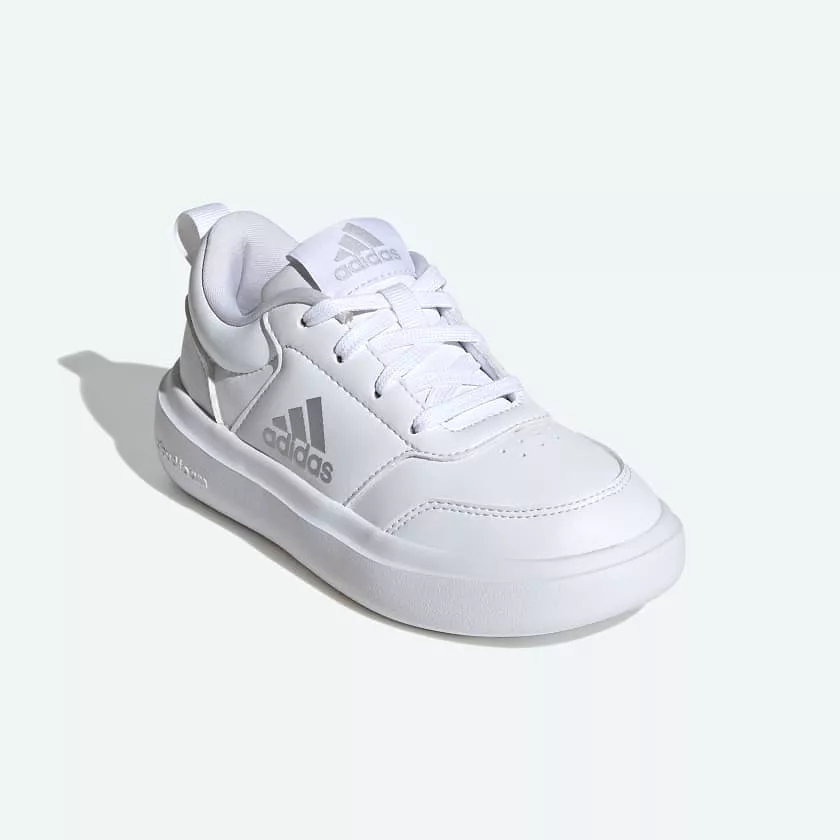 ADIDAS JUNIOR PARK STREET WHITE/SILVER SHOES