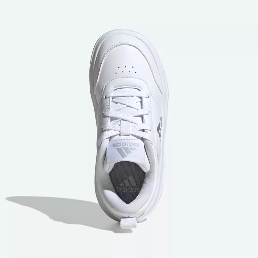 ADIDAS JUNIOR PARK STREET WHITE/SILVER SHOES