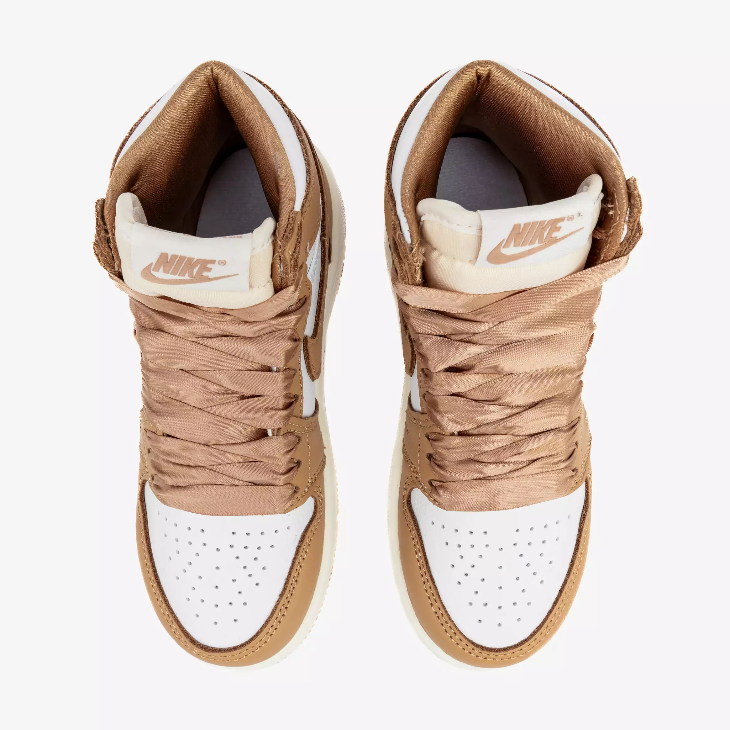 Air Jordan 1 Retro High OG Praline Preschool Lifestyle Shoes (Praline/White/Sail) Free Shipping