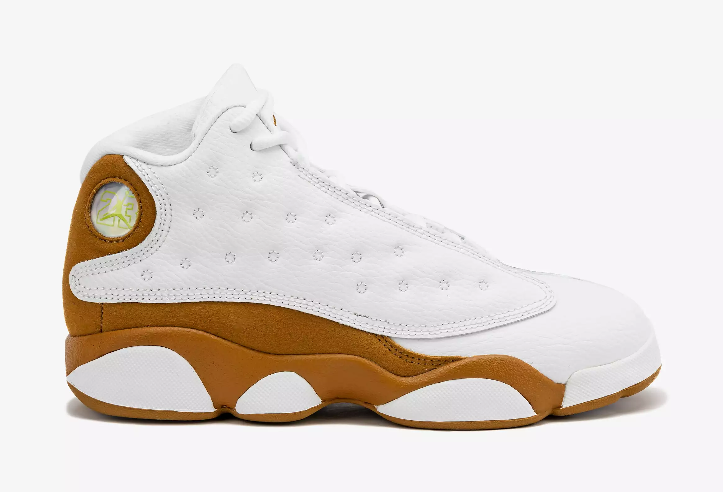 Air Jordan 13 Retro Wheat Preschool Lifestyle Shoes (White/Wheat)