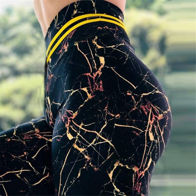 AshoreShop Womens Fitness Eye Catching Yoga Running Leggings