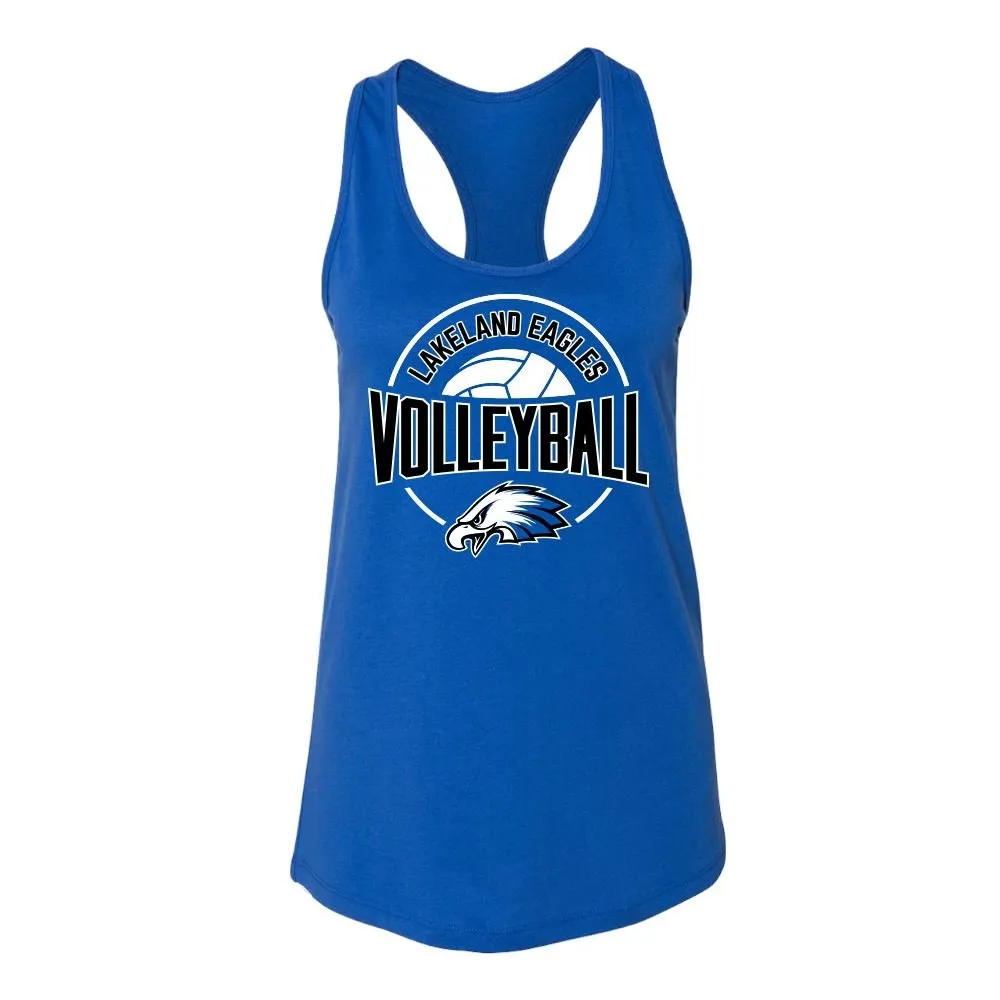 BELLA+CANVAS Women's Lakeland Volleyball Jersey Racerback Tank