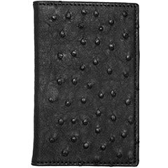 Bifold Wallet – Ostrich :: Black