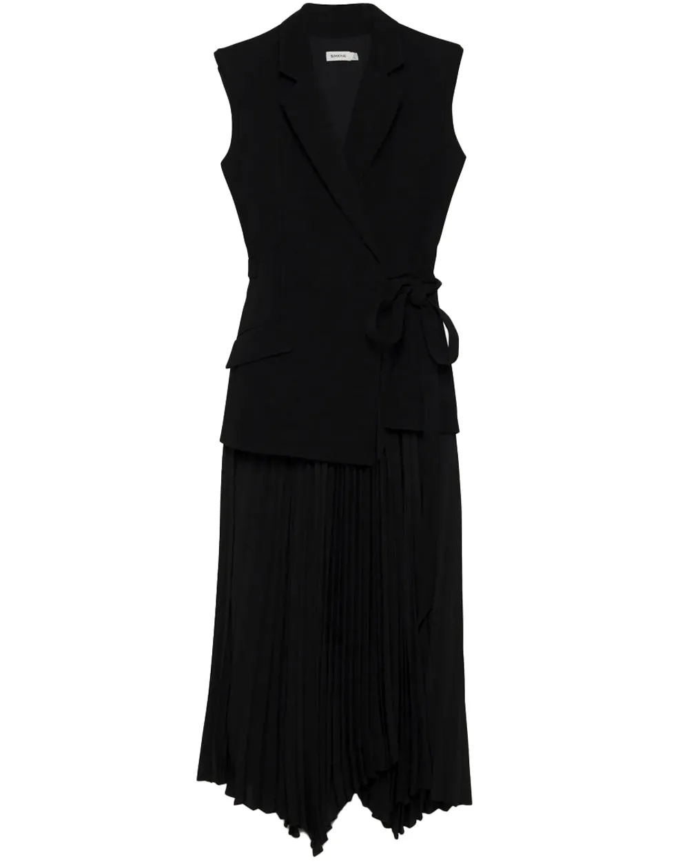 Black Helena Blazer Midi Dress