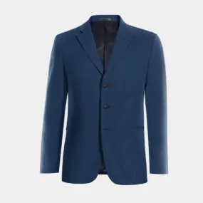  Blazer azul cobalto de entretiempo de 3 botones