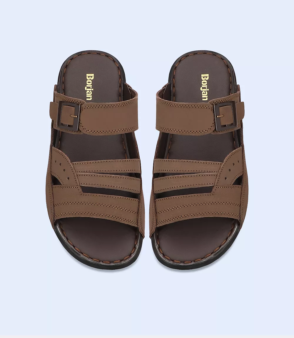 BM4697-CHOCO-Men Slippers