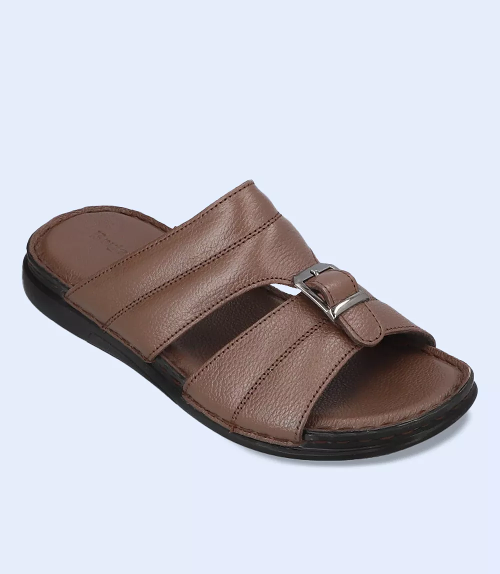 BM5599-BROWN-Men Slippers