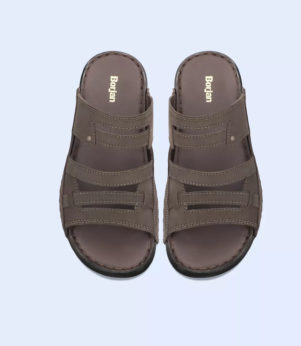 BM5646-ESPRESSO-Men Casual Slippers