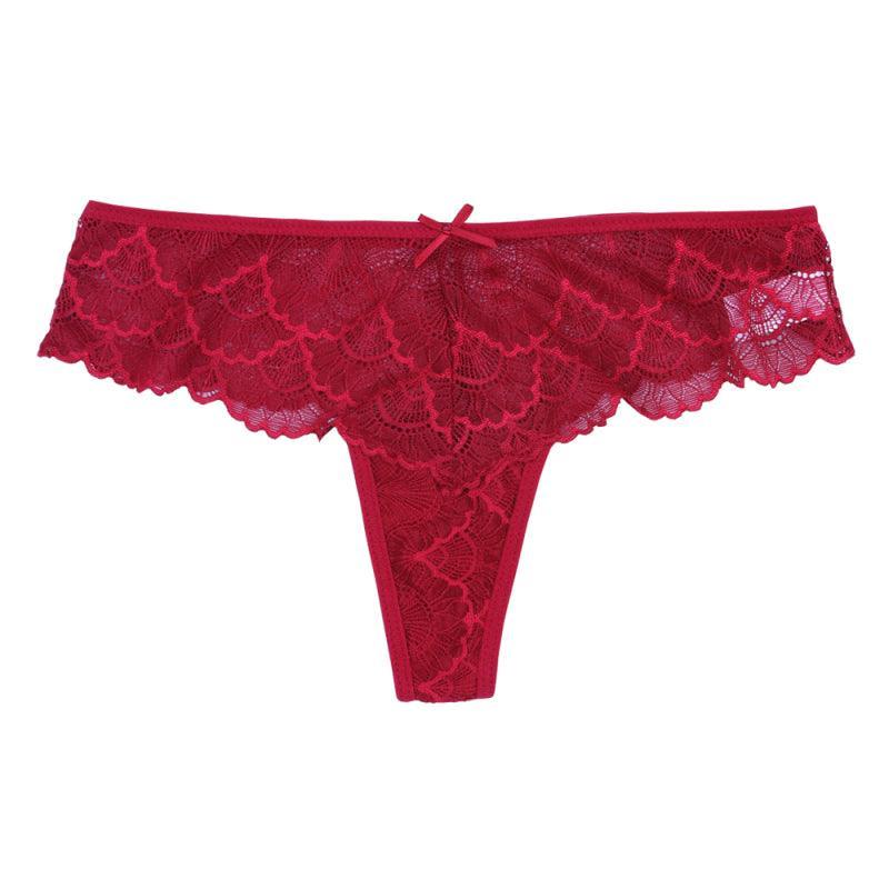 Breathable Lace Thongs for Women