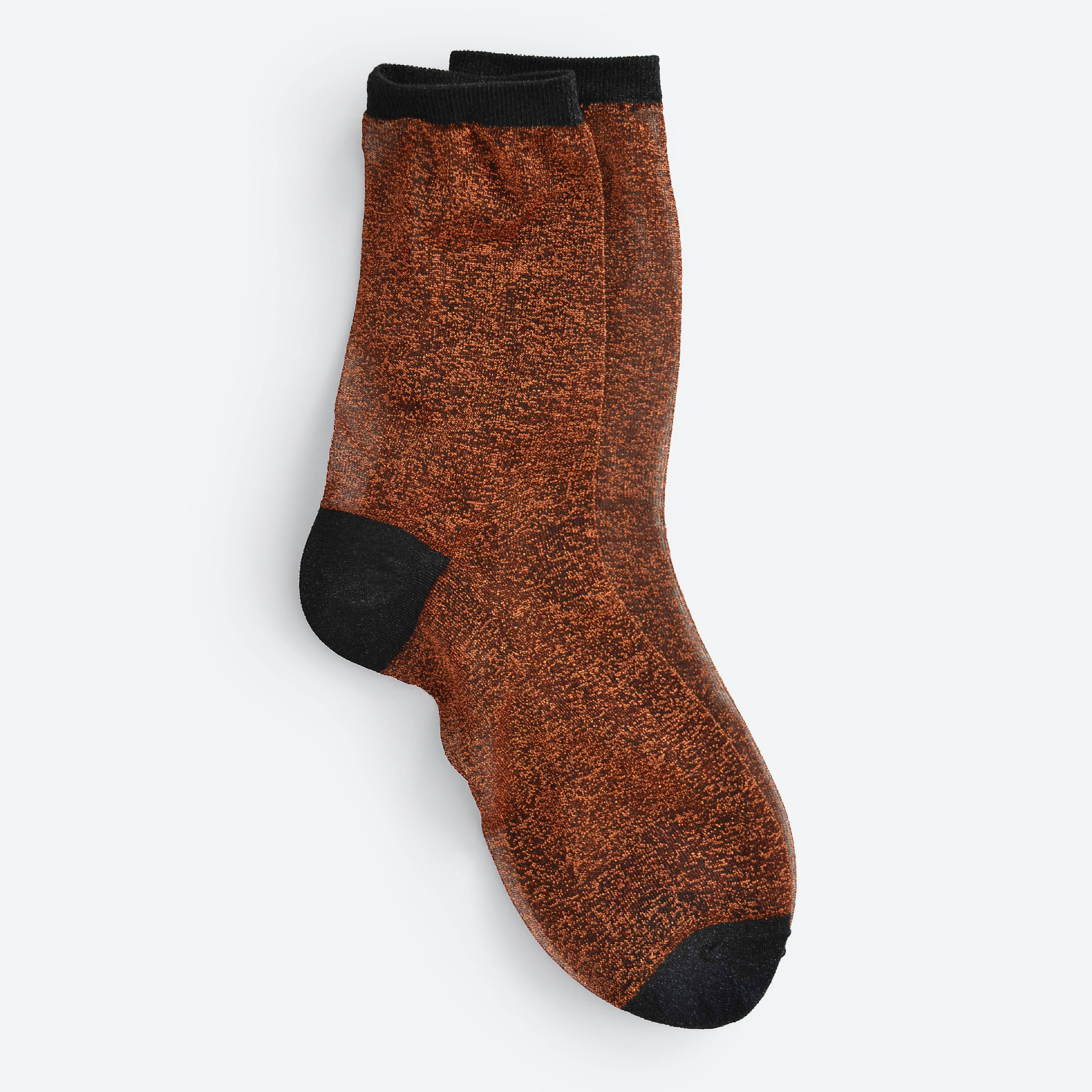 Broadway Socks | Metallic Brick