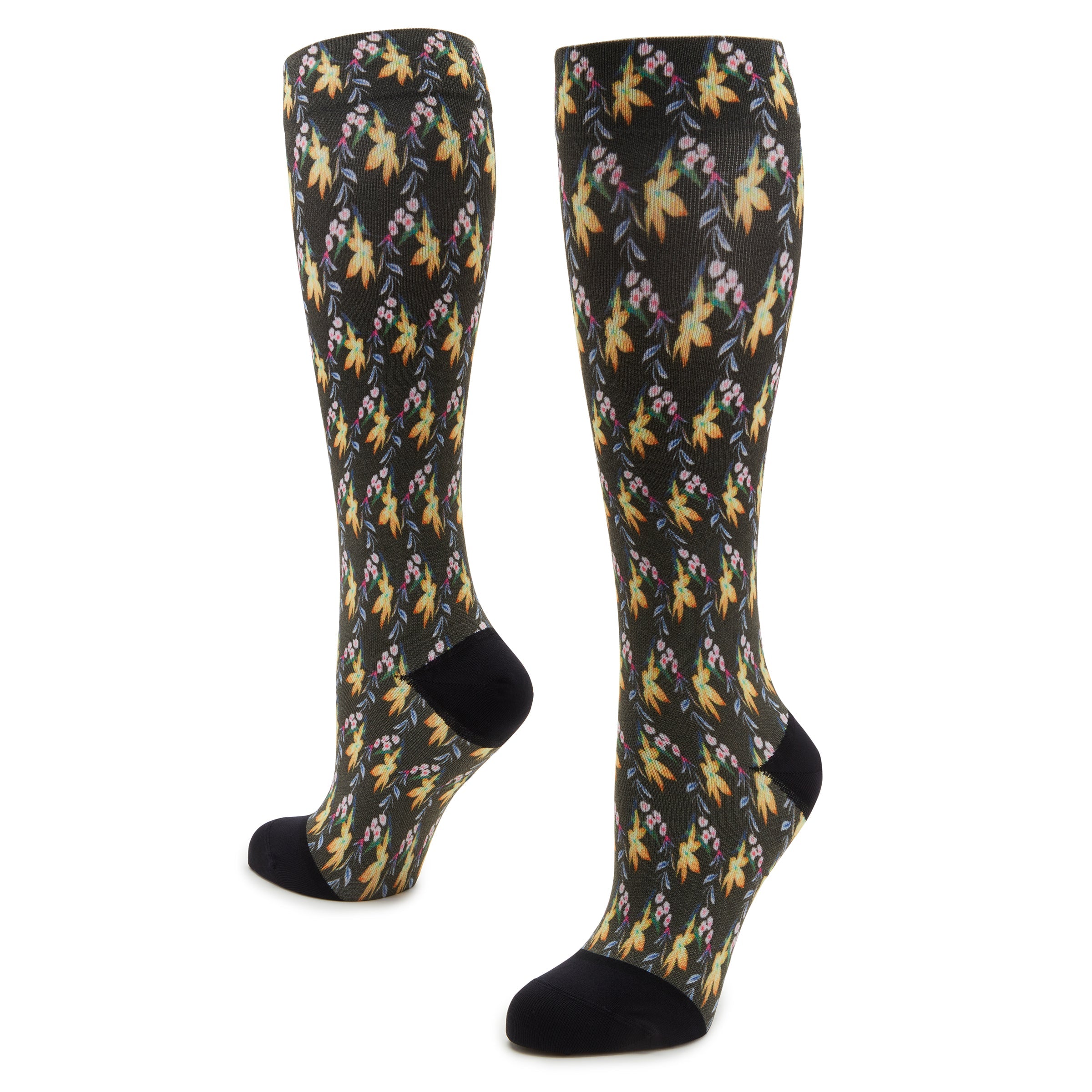 Compression Aloha Black Socks