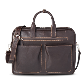 Cosimo Briefcase :: Espresso