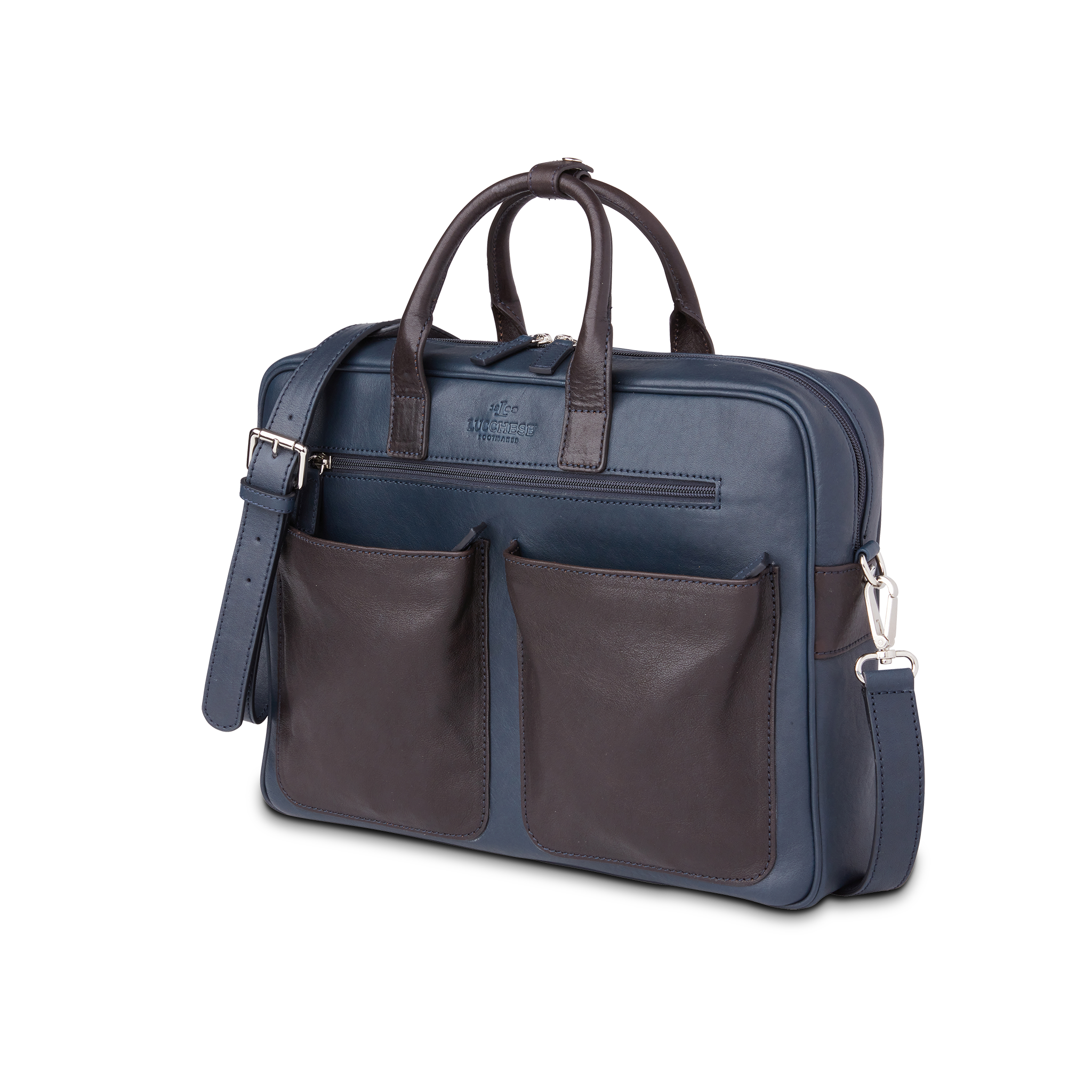 Cosimo Briefcase :: Navy