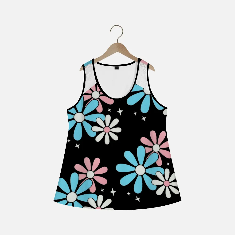 Custom All Over Print Women's Tank Dress Stylish Sleeveless Short Dress