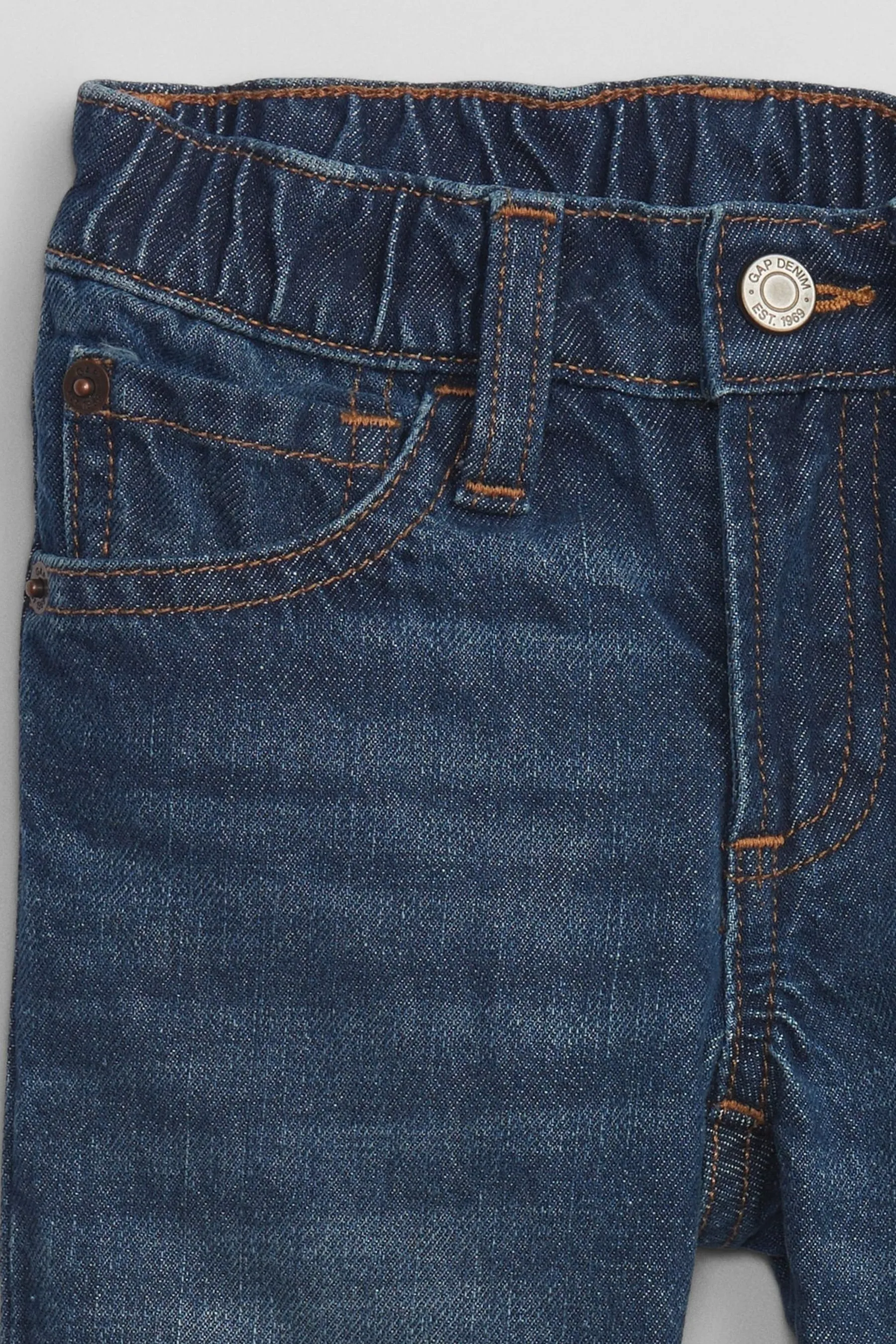 Dark Wash Blue 90s Original Straight Washwell Jeans (Newborn-7yrs)