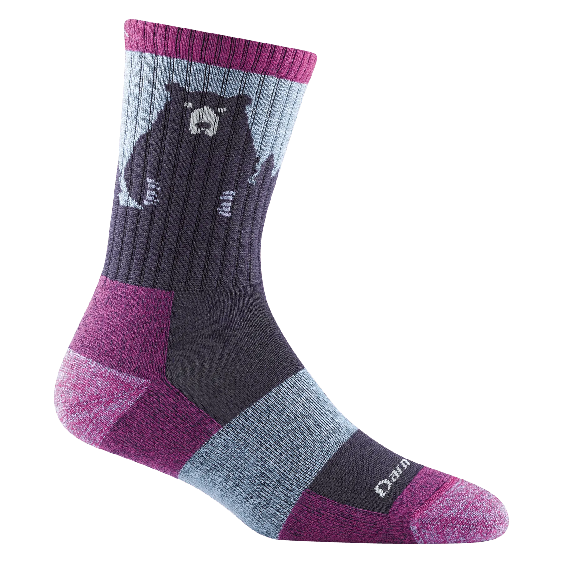 Darn Tough Women's Bear Town Lightweight Crew Socks – Comfortable, Durable, and Stylish for Everyday Wear