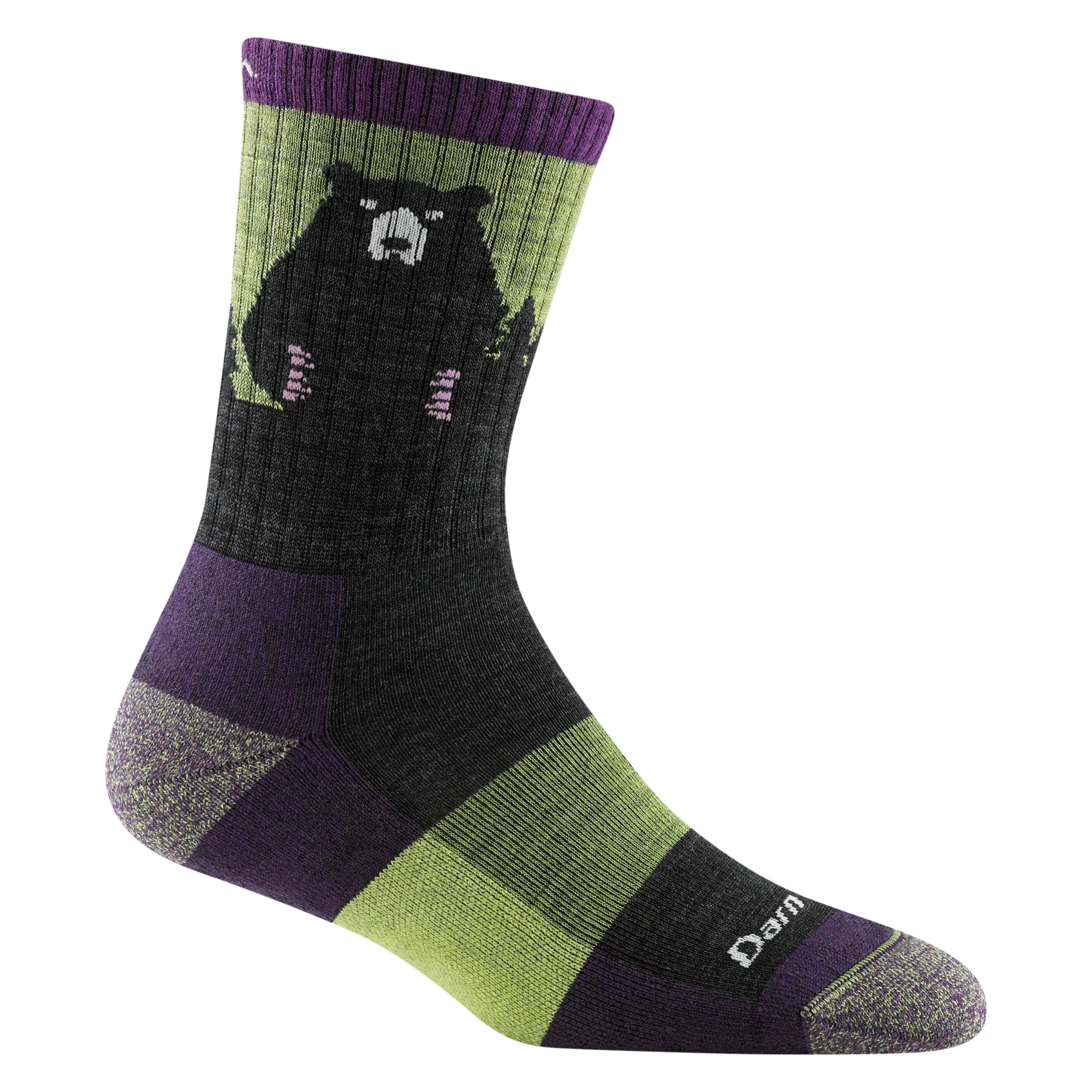 Darn Tough Women's Bear Town Lightweight Crew Socks – Comfortable, Durable, and Stylish for Everyday Wear