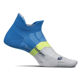 Feetures Elite Light Cushion No Show Tab Socks - Summer Marine