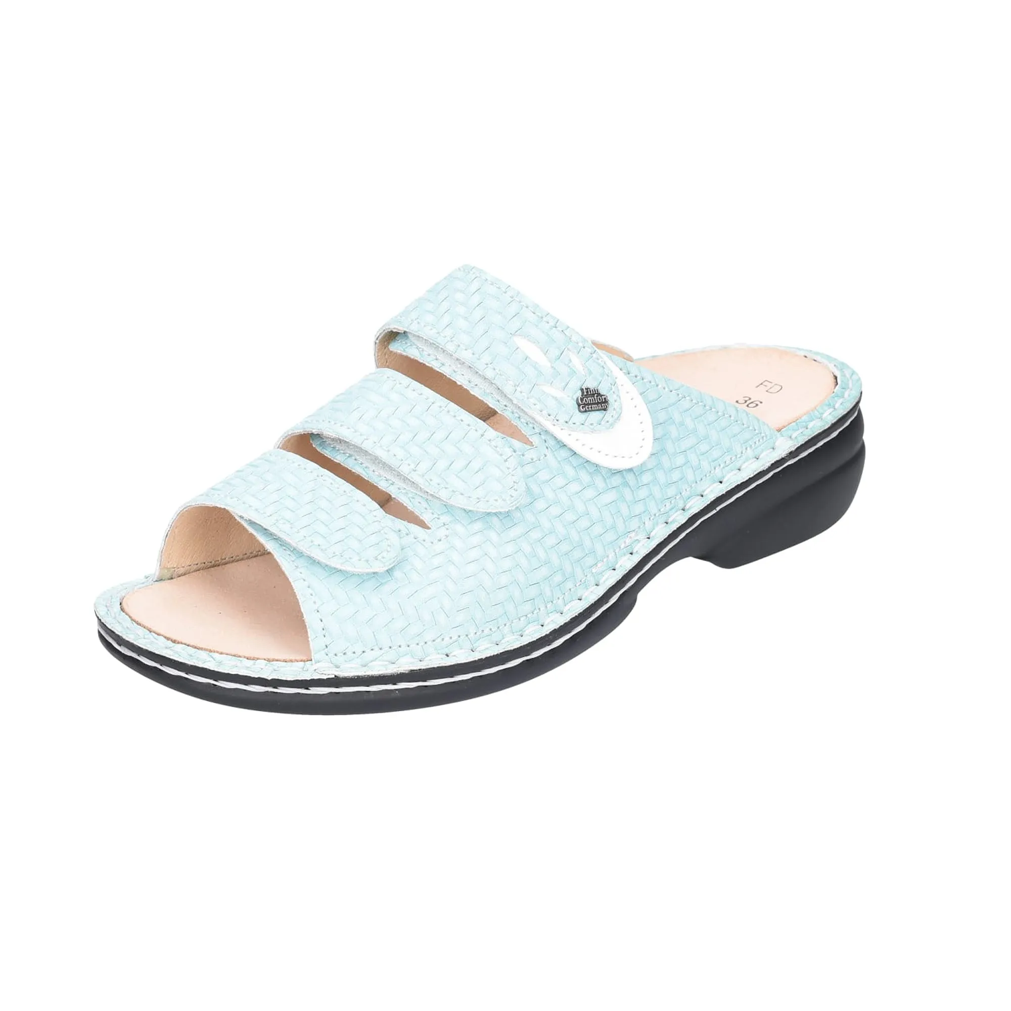 Finn Comfort 02554 KOS Women's Sandals, Turquoise - Stylish & Comfortable