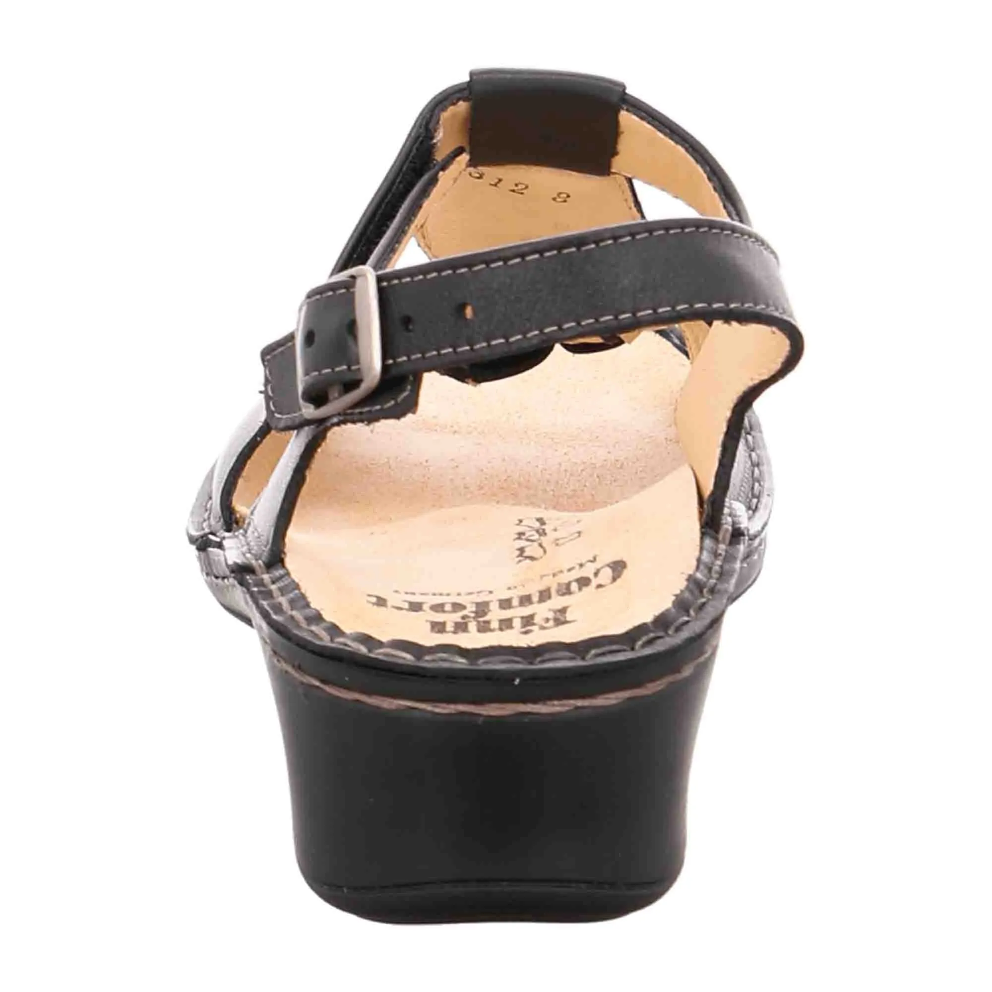 Finn Comfort Adana Women's Sandals - Elegant Black Leather, Comfortable and Stylish