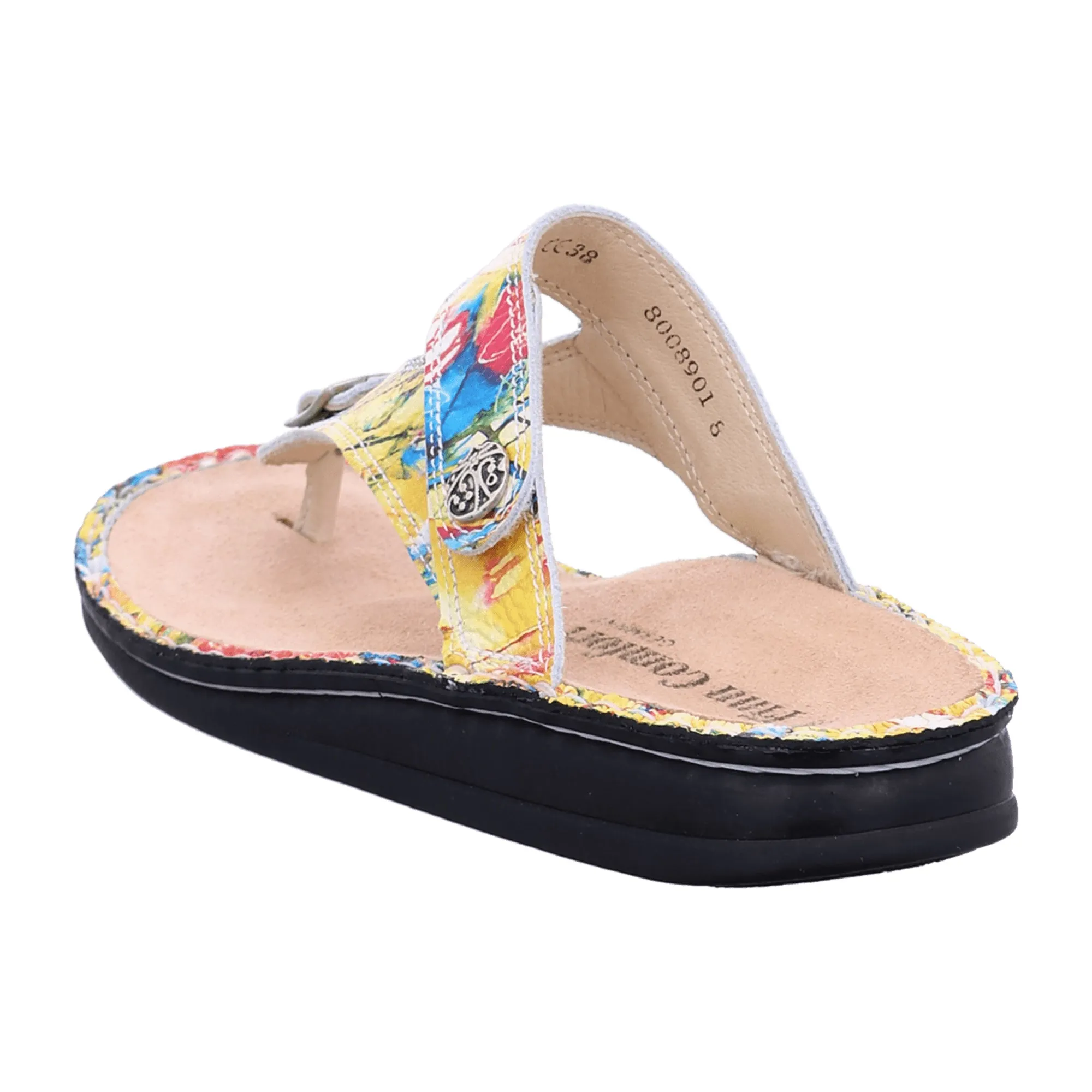 Finn Comfort Alexandria-S Women's Yellow Sandals - Stylish & Comfortable