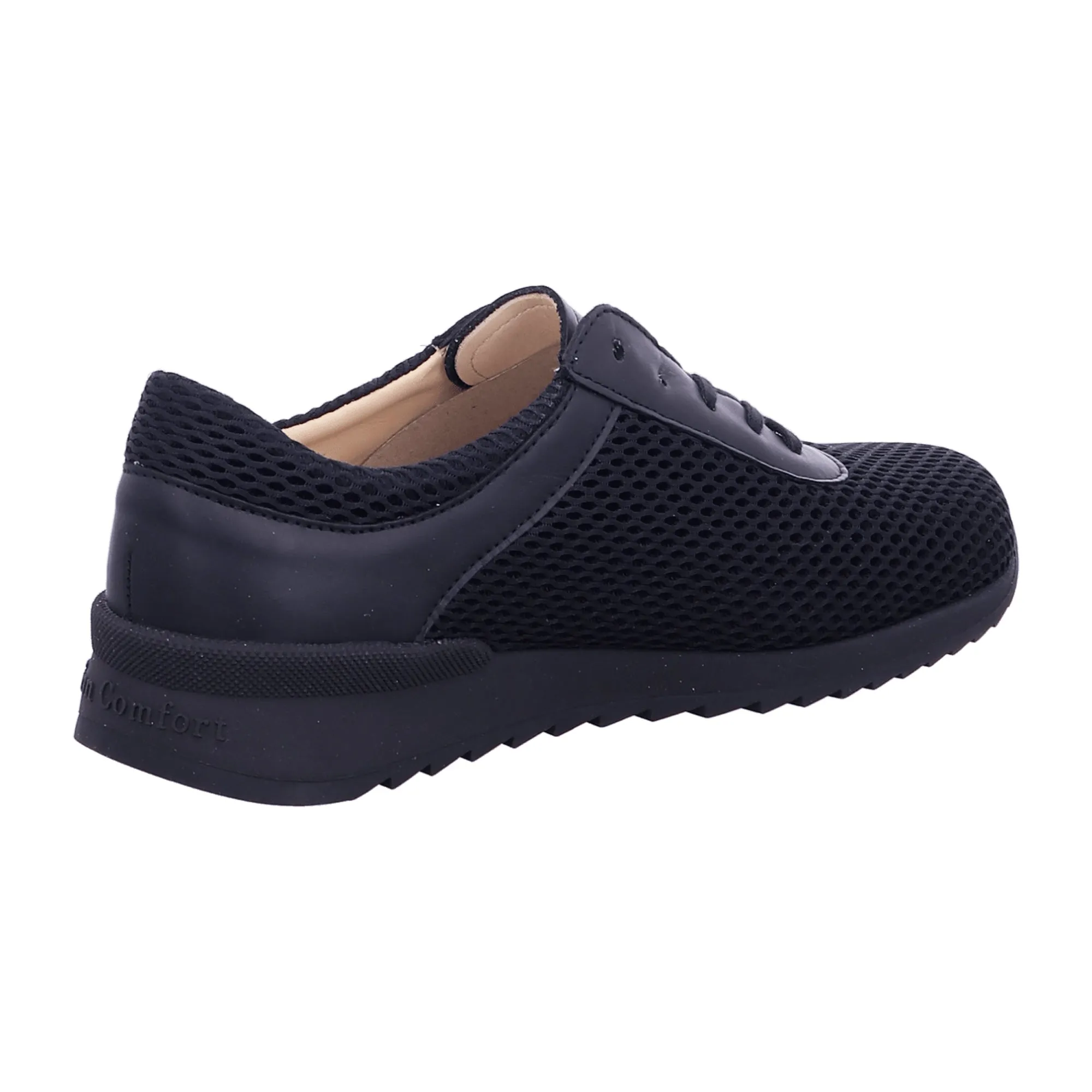 Finn Comfort Cerritos Women's Comfortable Sneakers, Black - Stylish & Durable