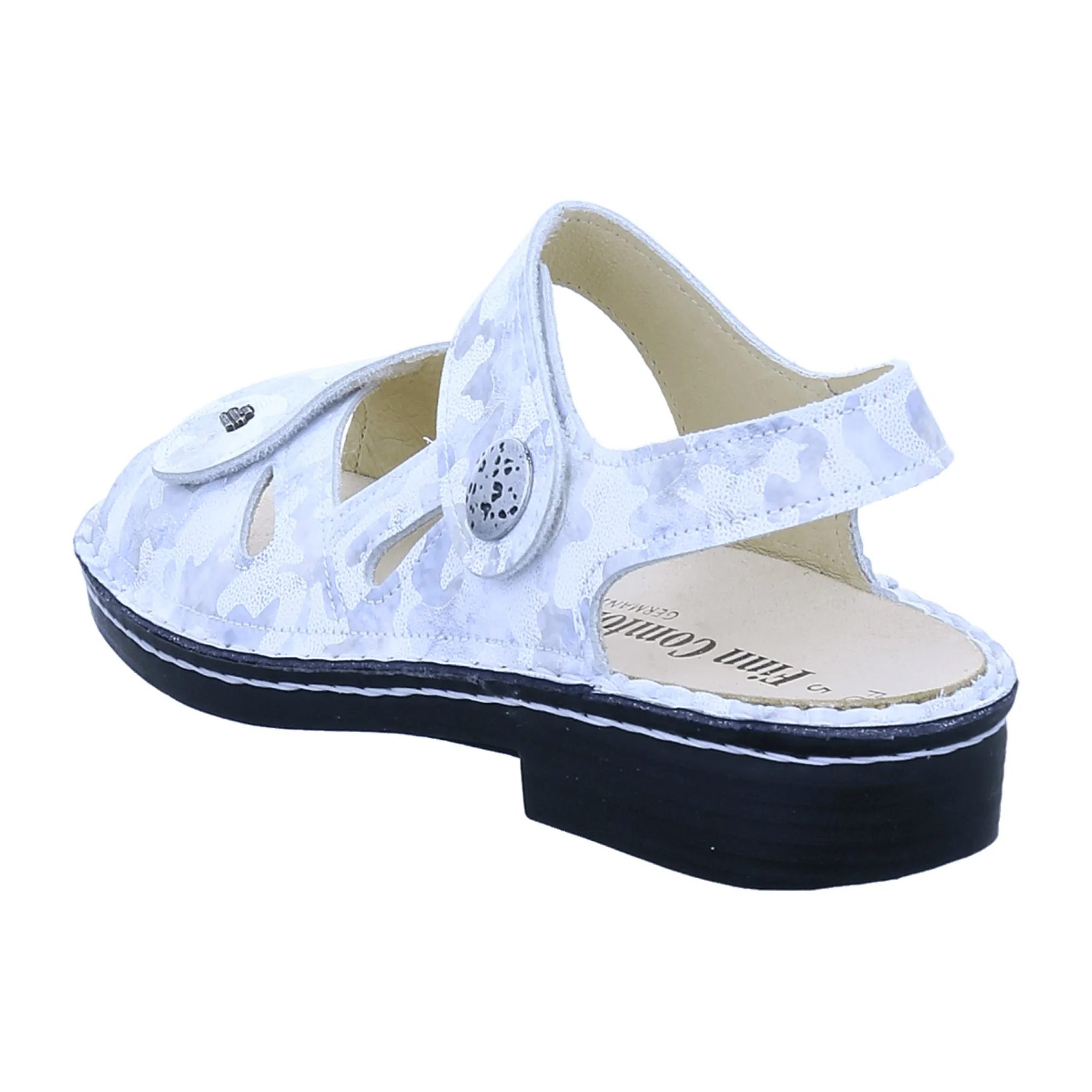 Finn Comfort Costa Women's Comfortable White Sandals - Stylish & Durable