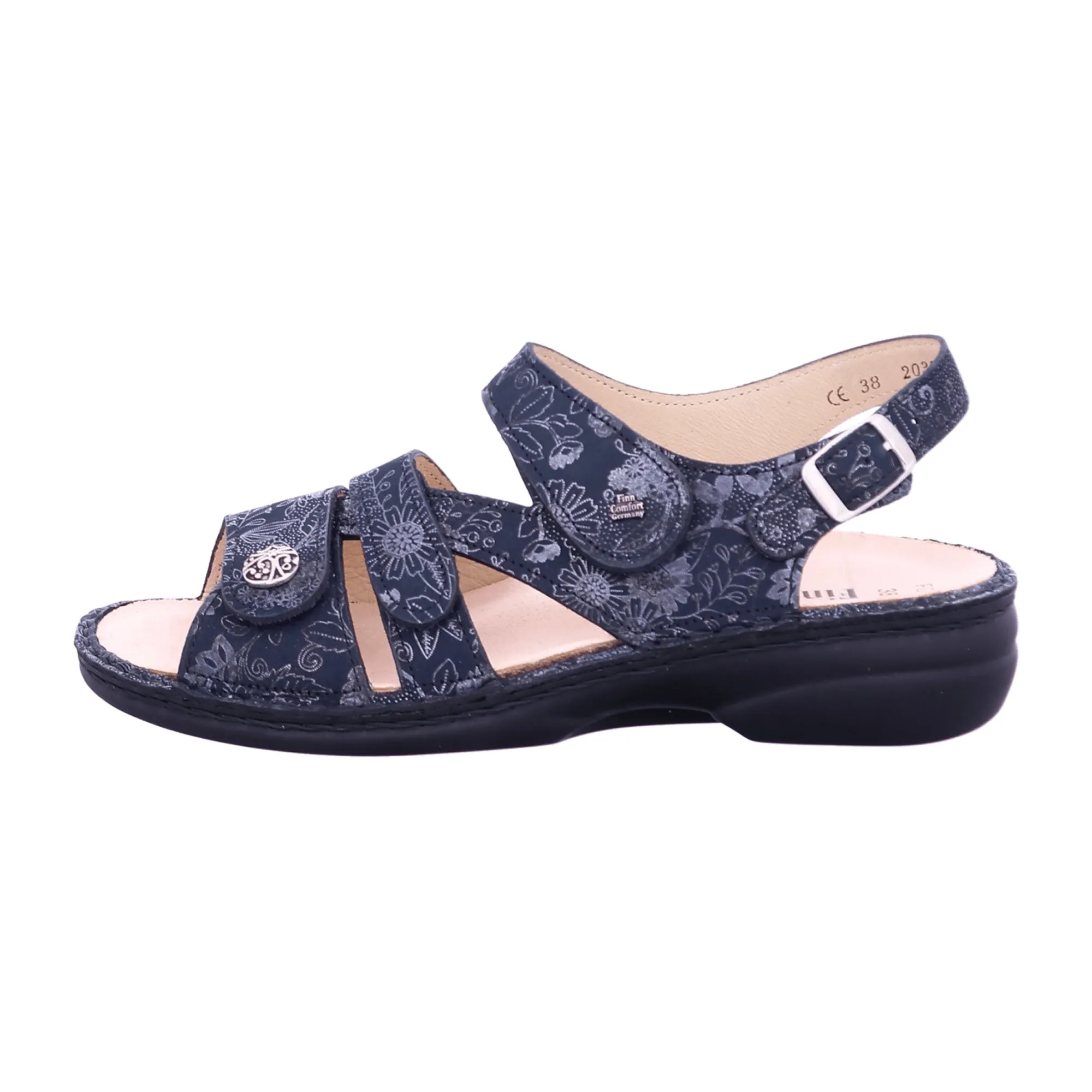 Finn Comfort Gomera-S Women's Sandals, Stylish & Comfortable, Grey