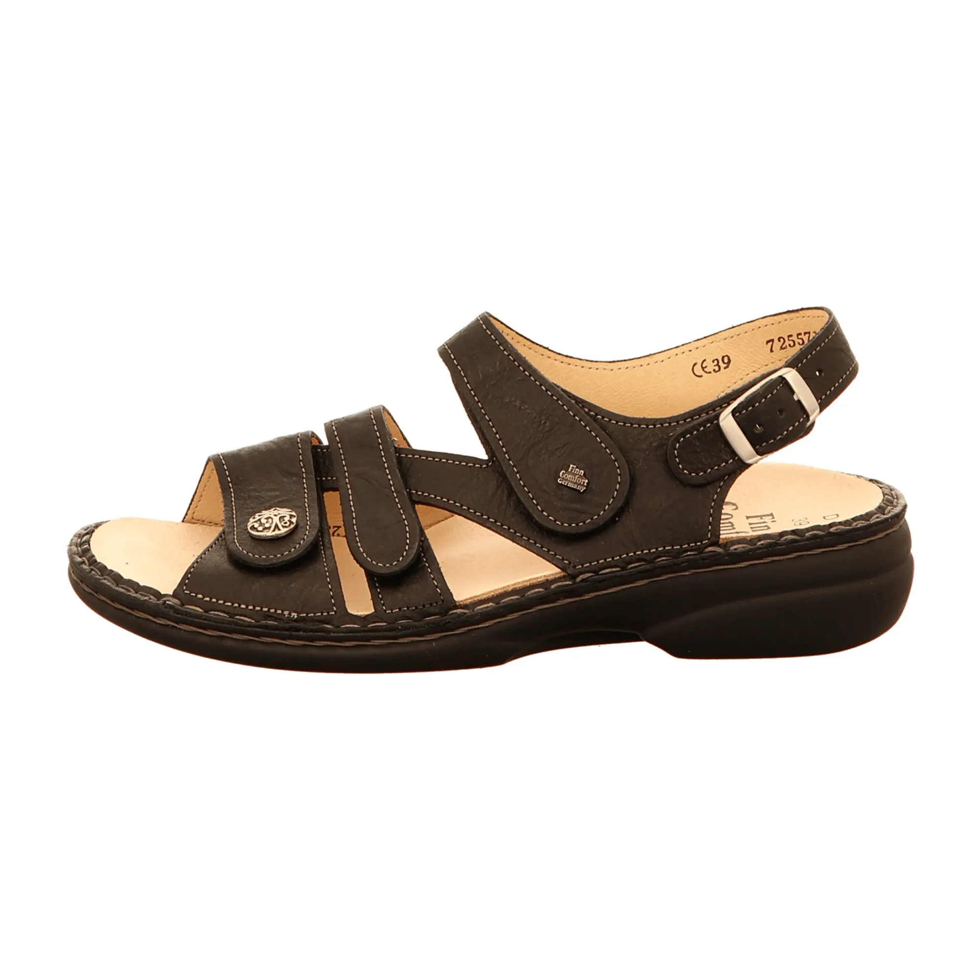 Finn Comfort Gomera Women's Black Sandals - Stylish & Comfortable