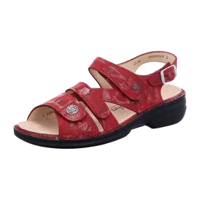 Finn Comfort Gomera Women's Sandals in Vibrant Red - Stylish & Comfortable