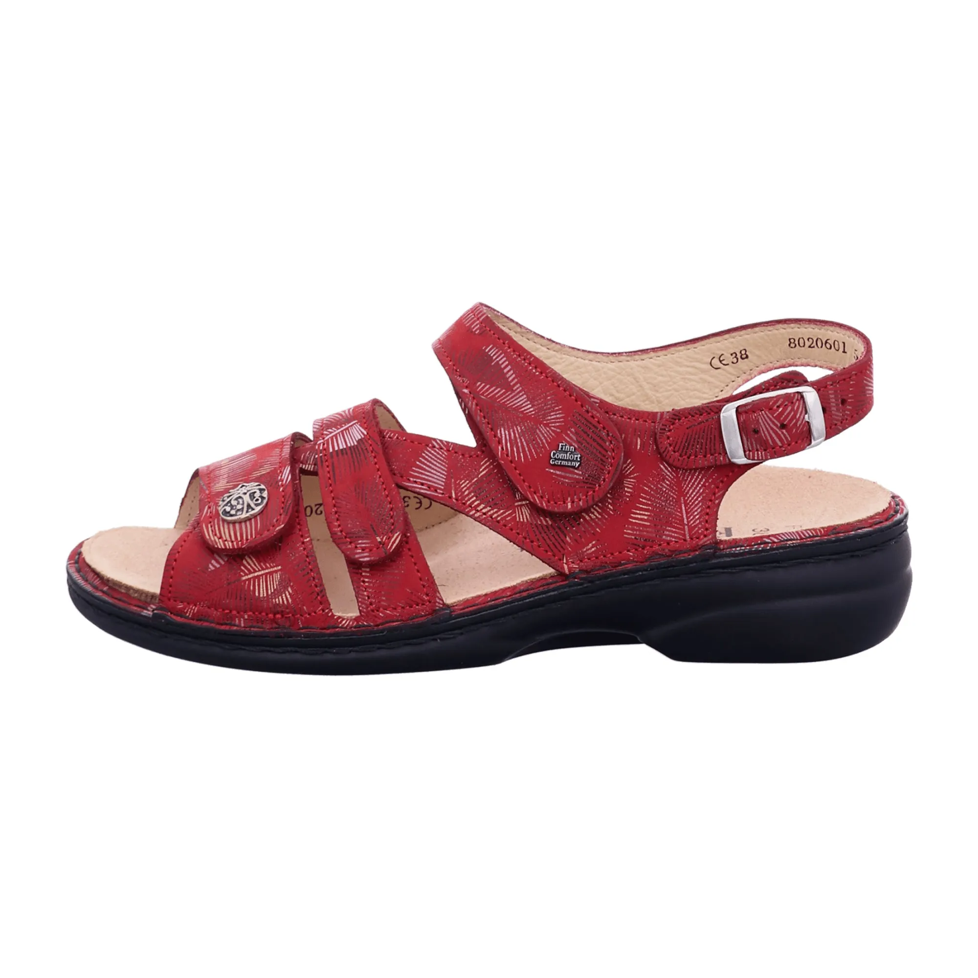 Finn Comfort Gomera Women's Sandals in Vibrant Red - Stylish & Comfortable