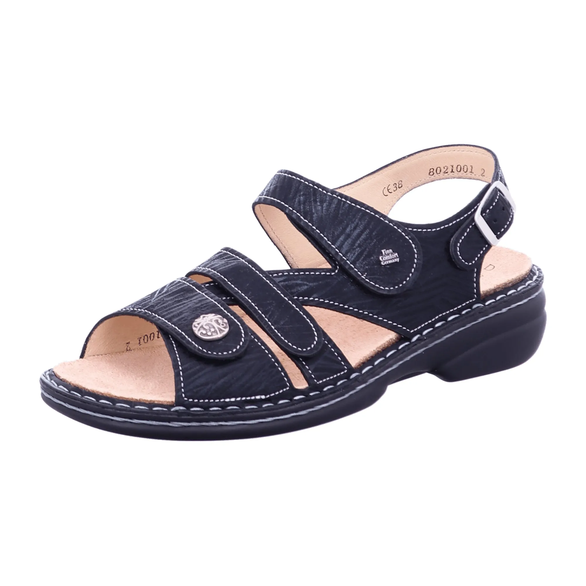 Finn Comfort Gomera Women's Sandals - Stylish Black Leather Comfort