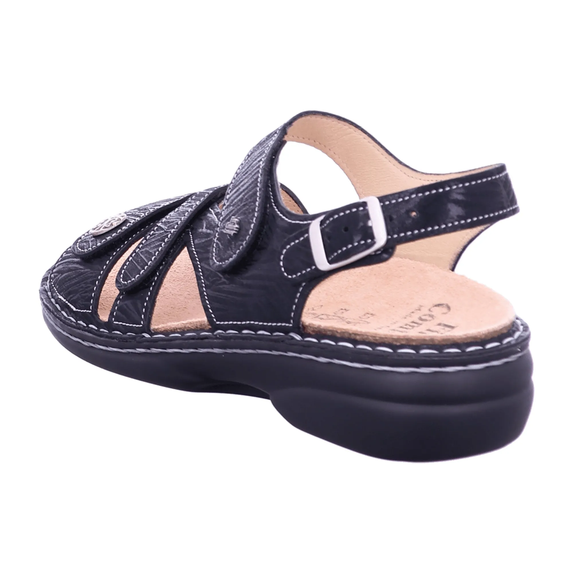 Finn Comfort Gomera Women's Sandals - Stylish Black Leather Comfort