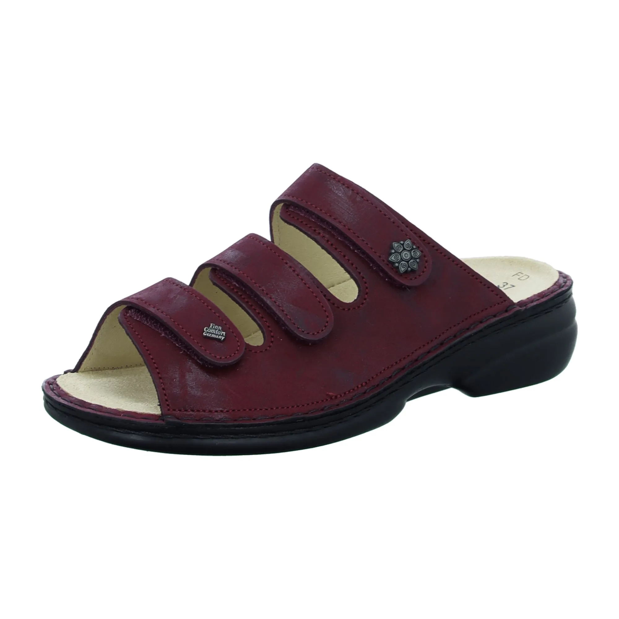 Finn Comfort Menorca-S Women's Red Sandals - Stylish & Comfortable