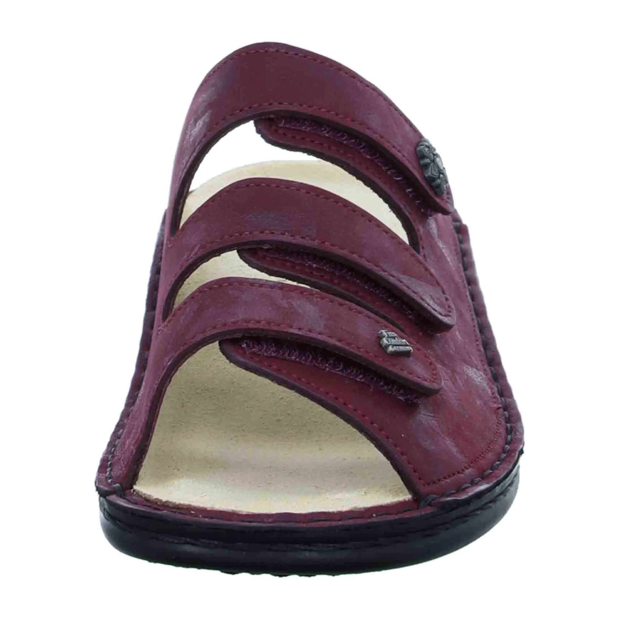 Finn Comfort Menorca-S Women's Red Sandals - Stylish & Comfortable