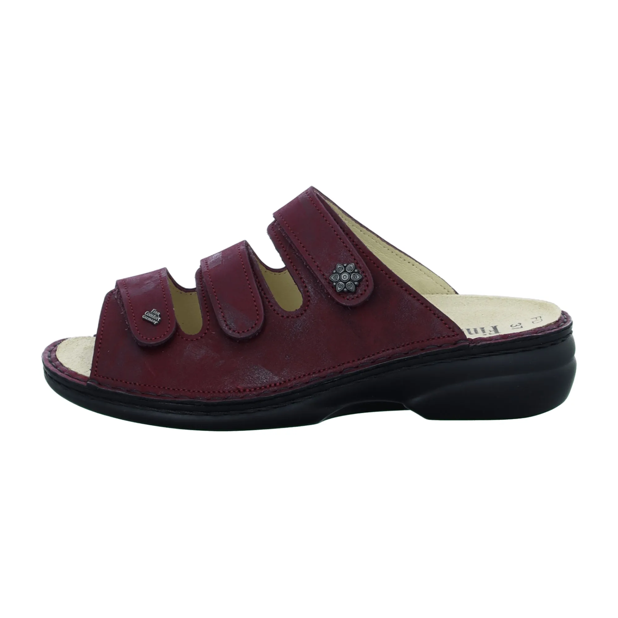 Finn Comfort Menorca-S Women's Red Sandals - Stylish & Comfortable