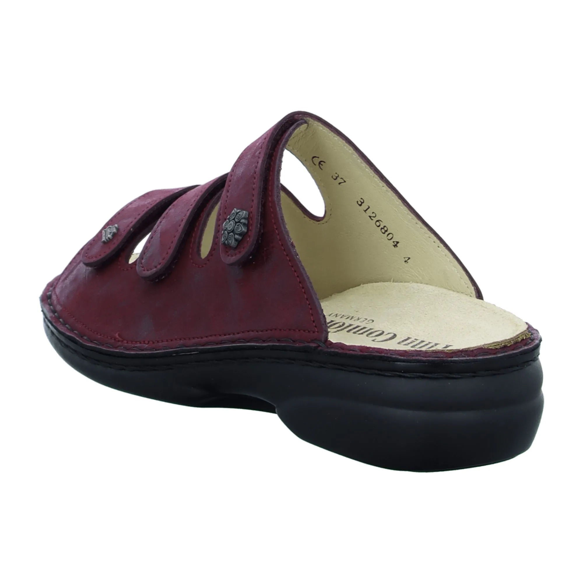 Finn Comfort Menorca-S Women's Red Sandals - Stylish & Comfortable