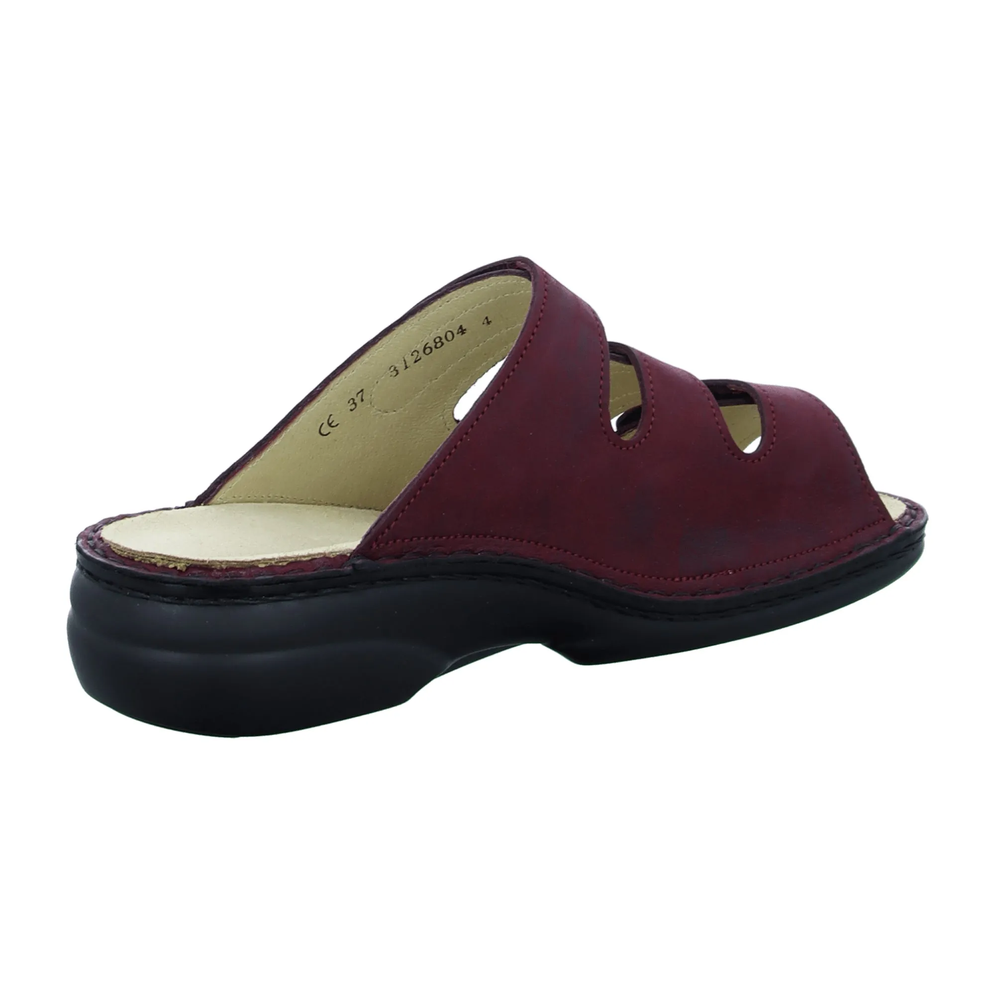 Finn Comfort Menorca-S Women's Red Sandals - Stylish & Comfortable