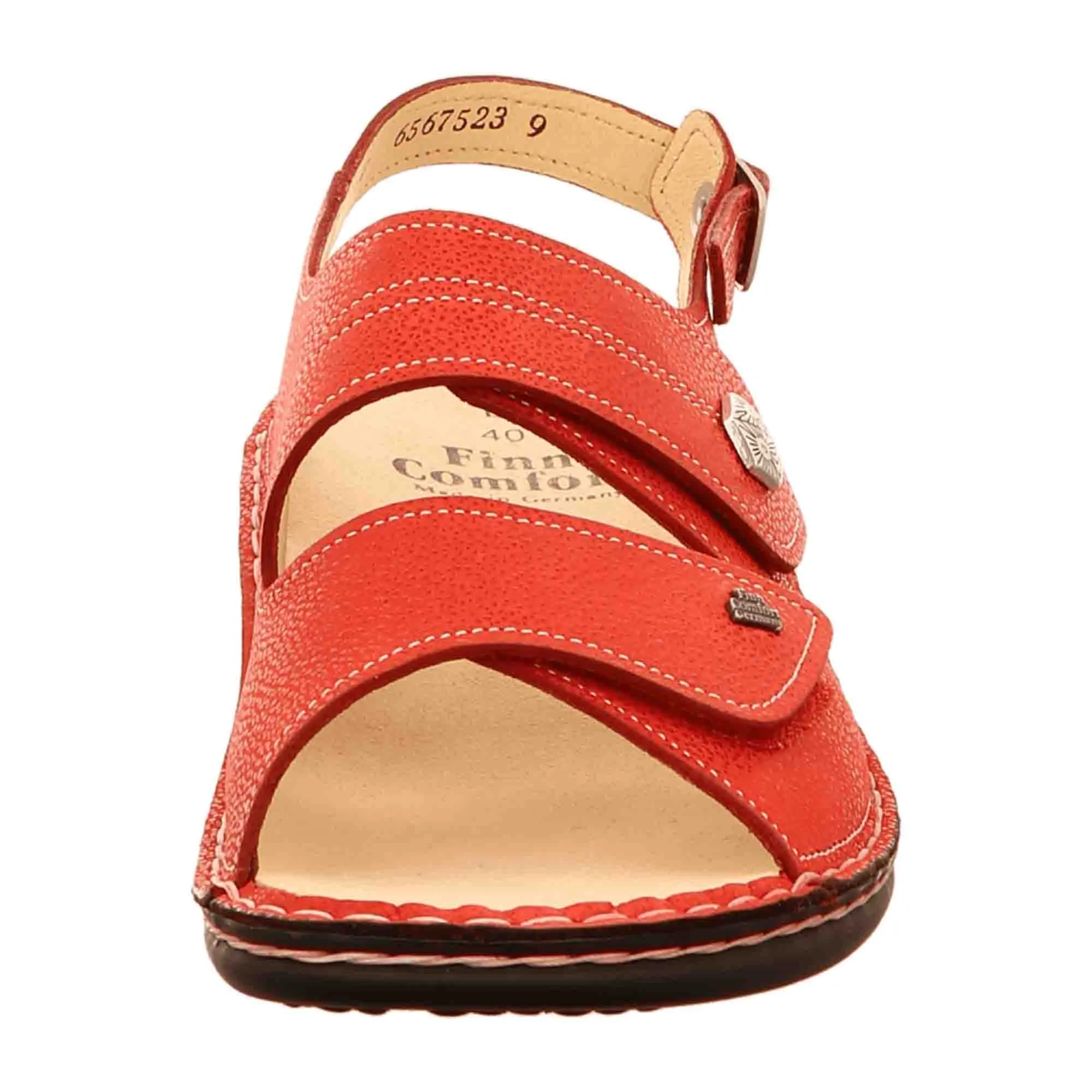 Finn Comfort Milos Women's Sandals in Signal Red | Stylish & Comfortable