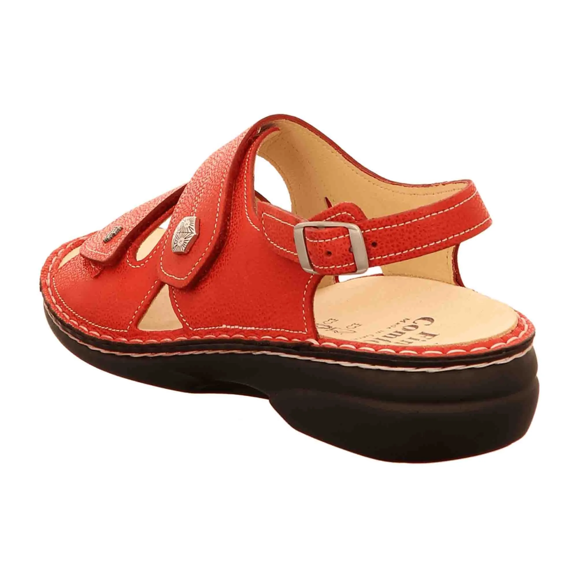 Finn Comfort Milos Women's Sandals in Signal Red | Stylish & Comfortable