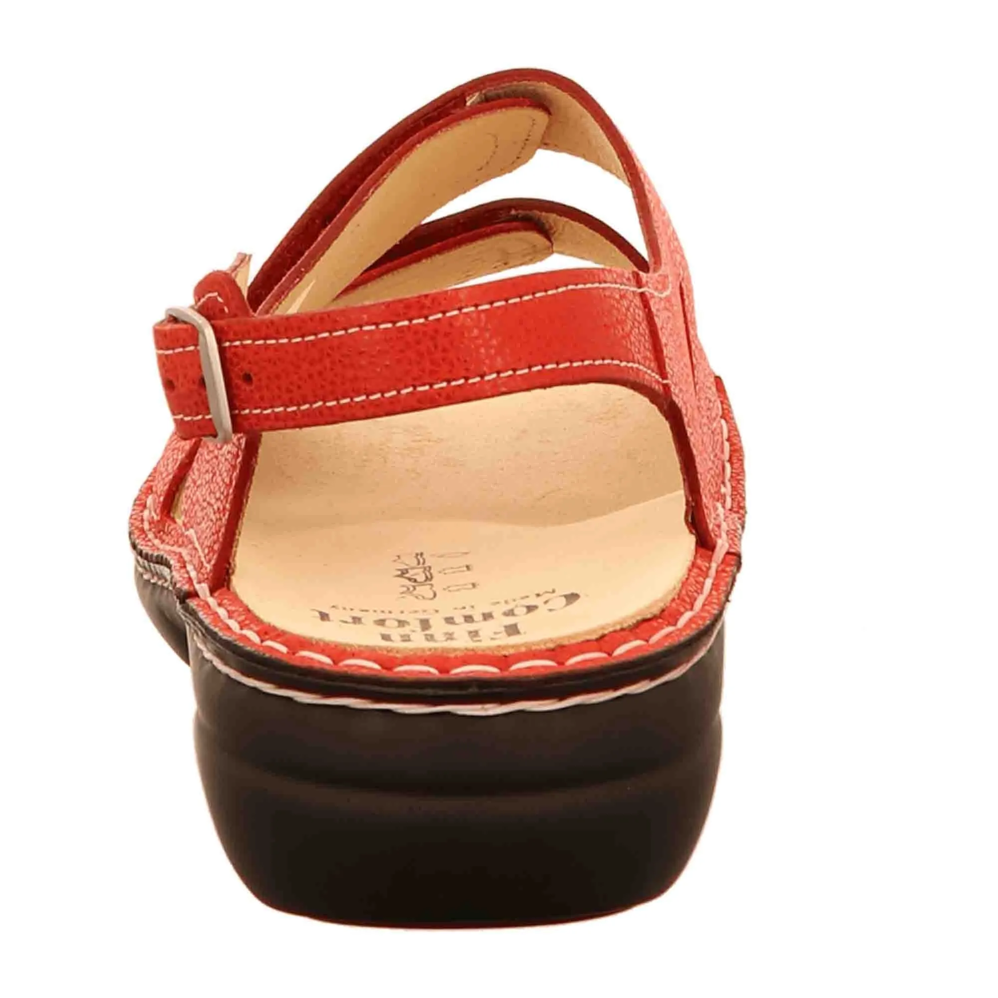 Finn Comfort Milos Women's Sandals in Signal Red | Stylish & Comfortable