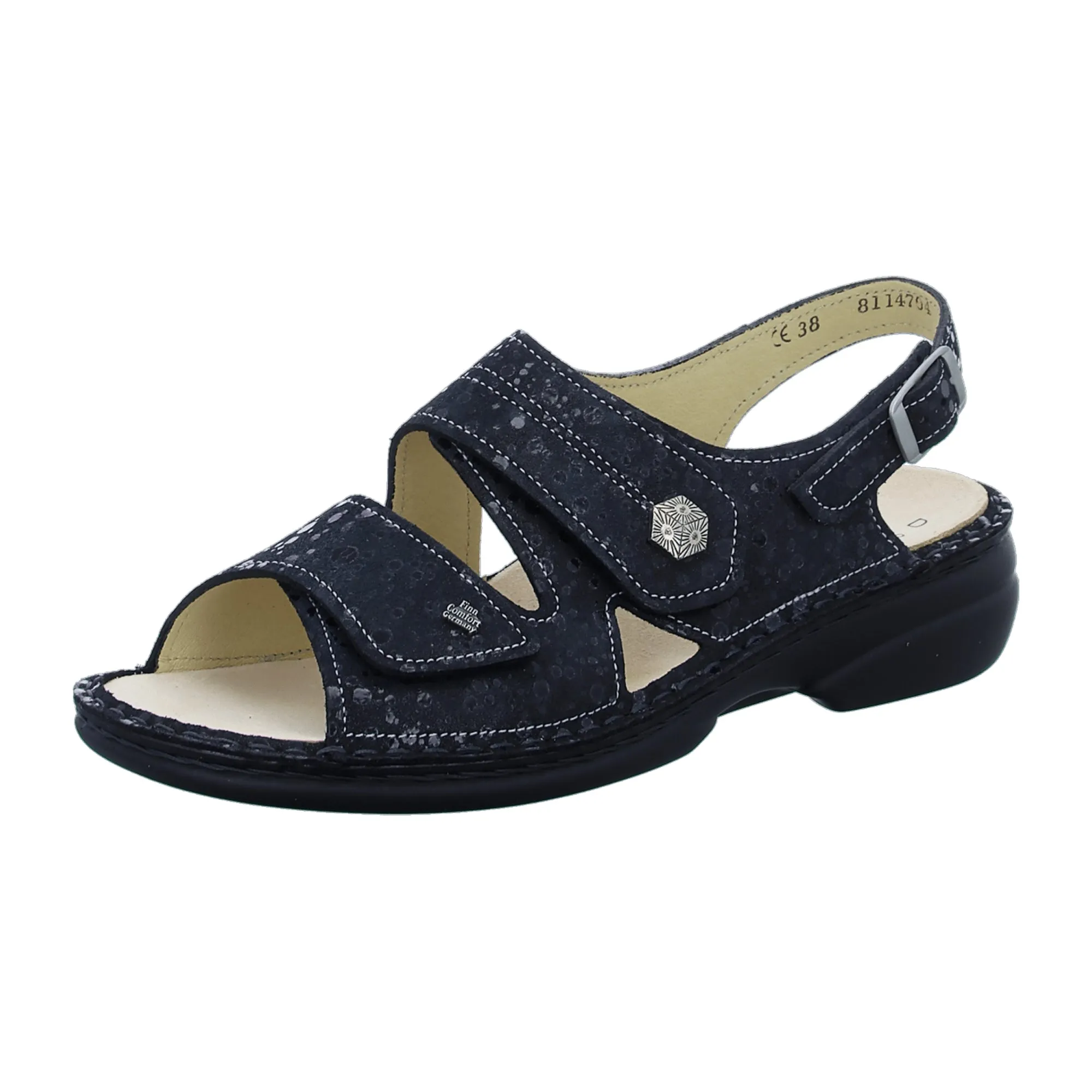 Finn Comfort Milos Women's Sandals, Stylish & Comfortable, Black