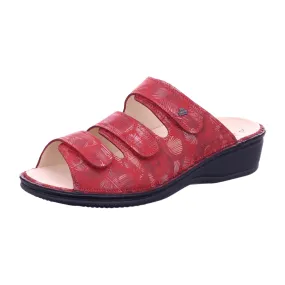 Finn Comfort Pisa Women's Red Sandals - Stylish & Comfortable